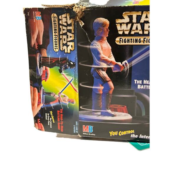 Star Wars Fighting Figures Head-To-Head Battling Game Luke Skywalker Darth Vader - Picture 12 of 16